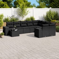 Compact 10 Piece Garden Sofa Set - Strong and Stylish