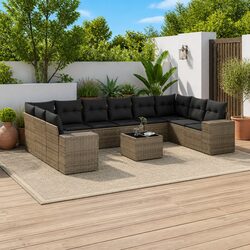 Compact and Stylish 11 Piece Garden Sofa Set