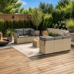 6 Piece Garden Sofa Set: Stylish and Functional