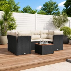Concise 7 Piece Garden Sofa Set for Your Outdoor Needs