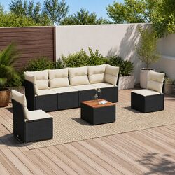 Compact and Stylish 7 Piece Garden Sofa Set