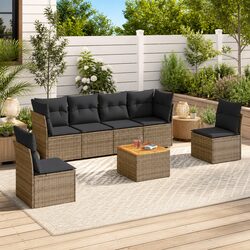Concise Overview of 7 Piece Garden Sofa Set