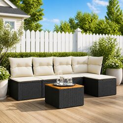 6-Piece Garden Sofa Set: Durable and Comfortable Outdoor Seating