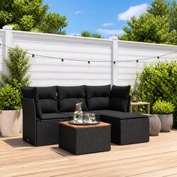 5 Piece Outdoor Sofa Set: Compact and Functional Design