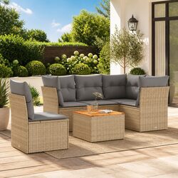 6-Piece Garden Sofa Set