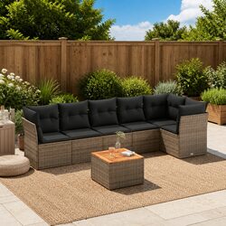7 Piece Garden Sofa Set: Durable and Stylish