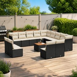 Compact Yet Spacious 14-Piece Garden Sofa Set