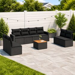 9 Piece Garden Sofa Set: Stylish and Practical