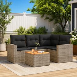 5 Piece Garden Sofa Set - Durable Outdoor Seating