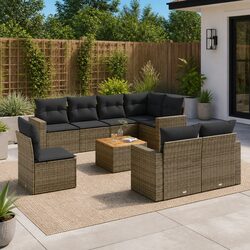 9-Piece Garden Sofa Set for Relaxation and Style
