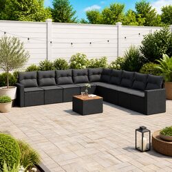 Compact and Practical 10-Piece Outdoor Sofa Set
