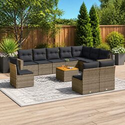11-Piece Garden Sofa Set: Compact and Functional