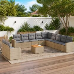 12-Piece Outdoor Sofa Set for Gatherings