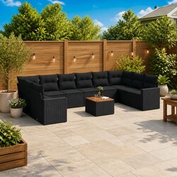 Compact Yet Spacious: 11-Piece Outdoor Sofa Set