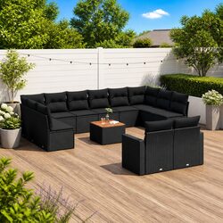 Concise and Versatile 13 Piece Garden Sofa Set