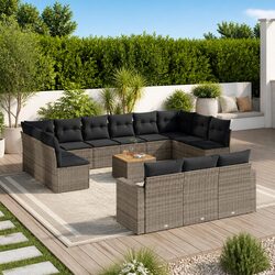 Compact and Stylish 14 Piece Outdoor Sofa Set