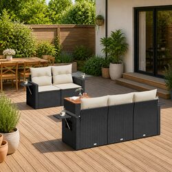 Compact and Stylish 6-Piece Garden Sofa Set