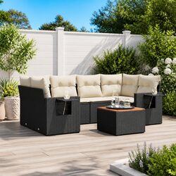 Compact 7 Piece Outdoor Sofa Set with Storage Options