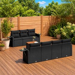 Concise 8-Piece Garden Sofa Set for Your Outdoor Needs