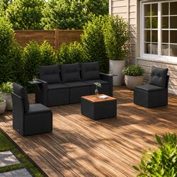 6 Piece Garden Sofa Set: Stylish and Functional