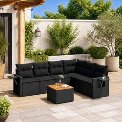 Compact and Comfortable 7 Piece Garden Sofa Set