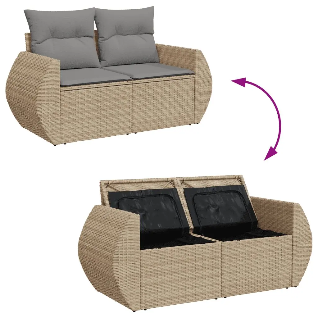 5-Piece Garden Sofa Set for Outdoor Comfort