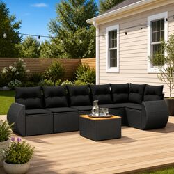 7 Piece Garden Sofa Set: Durable and Stylish