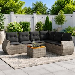 7 Piece Outdoor Garden Sofa Set