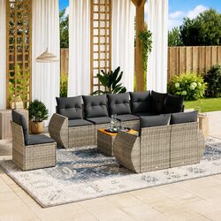 9-Piece Garden Sofa Set for Outdoor Enjoyment