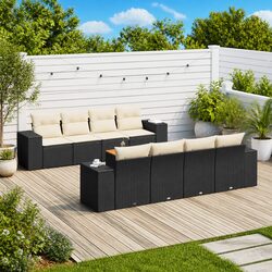 Compact and Stylish 9-Piece Outdoor Sofa Set