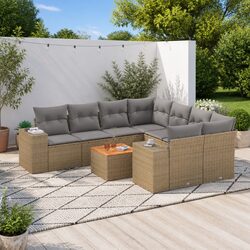 9 Piece Garden Sofa Set - Stylish and Functional for Outdoors