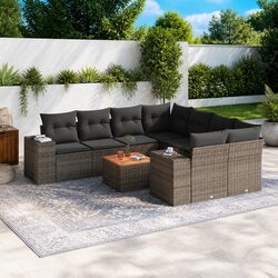 Compact 9 Piece Garden Sofa Set for Your Patio