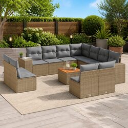 12-Piece Garden Sofa Set for Outdoor Relaxation