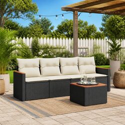 Compact and Stylish 5 Piece Garden Sofa Set