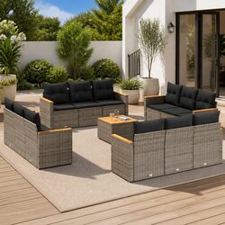 13 Piece Garden Sofa Set for Outdoor Use