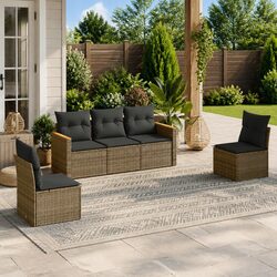 Concise 5 Piece Outdoor Garden Sofa Set