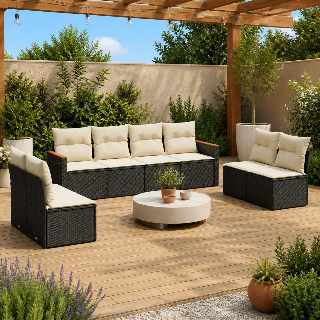 8-Piece Garden Sofa Set for Comfort and Style
