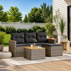 Efficient 5 Piece Garden Sofa Set for Outdoor Enjoyment