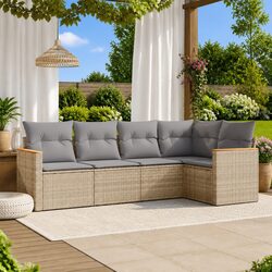 Compact 5-Piece Outdoor Sofa Set for Your Patio