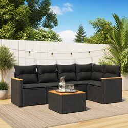 6-Piece Modular Garden Sofa Set - Simple and Stylish