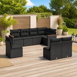 8 Piece Garden Sofa Set for Patios