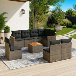 9-Piece Outdoor Sofa Set for Relaxation