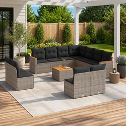 Compact and Comfortable 12 Piece Garden Sofa Set