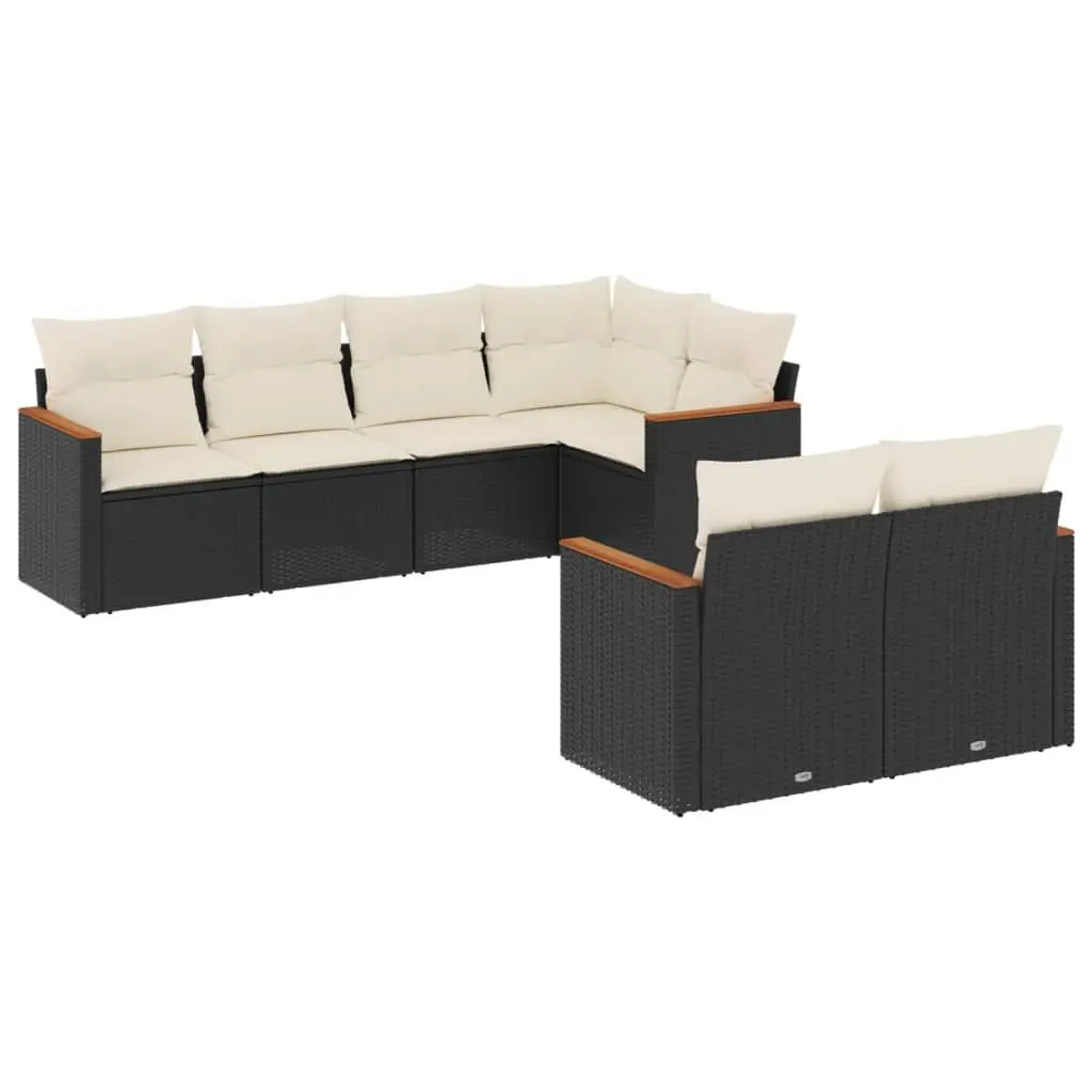 7 Piece Garden Sofa Set Outdoor Furniture Patio Conversation Set with Cushions