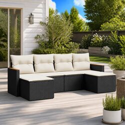 6 Piece Garden Sofa Set with Flexibility