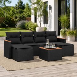 Concise Overview of 7-Piece Garden Sofa Set