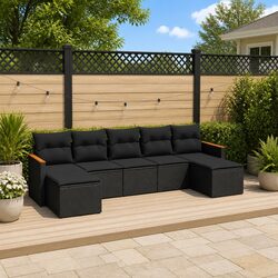 7-Piece Modular Sofa Set for Outdoors