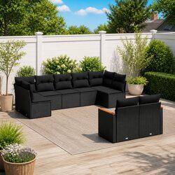 9 Piece Outdoor Sofa Set