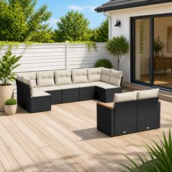 9 Piece Outdoor Sofa Set