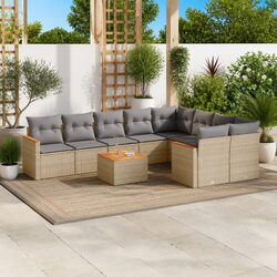 10-Piece Garden Sofa Set